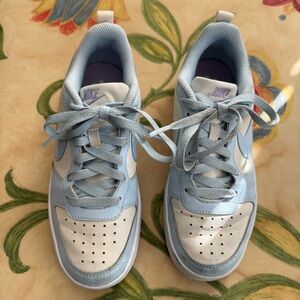 Nike Sky Blue and White Athletic Shoes